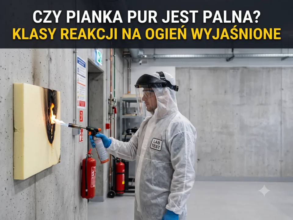 Klasy reakcji na ogień pianki PUR — badanie palności izolacji
