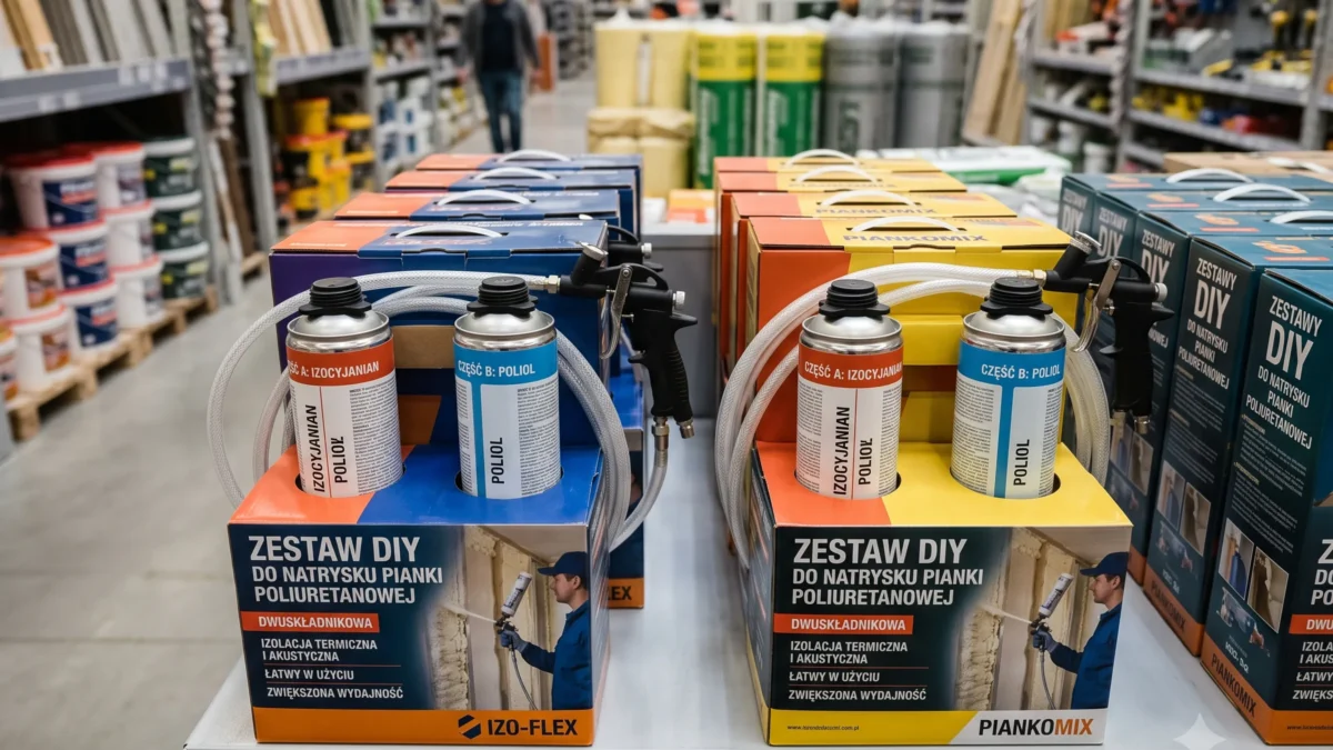 zestawy do natrysku pianky pur w puszcze